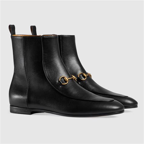 gucci leather ankle boot knock off|Gucci jordaan leather ankle boots.